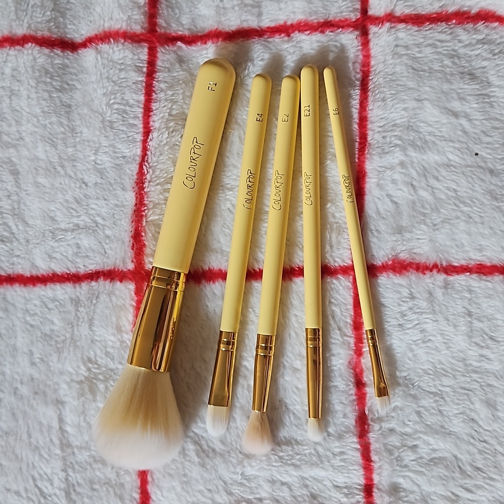 Colourpop Yellow Brush Set